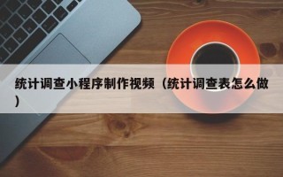 灵宝统计调查小程序制作视频（统计调查表怎么做）
