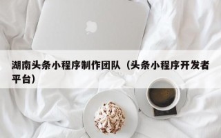 灵宝湖南头条小程序制作团队（头条小程序开发者平台）